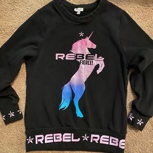 Rebel YM unicorn sweatshirt